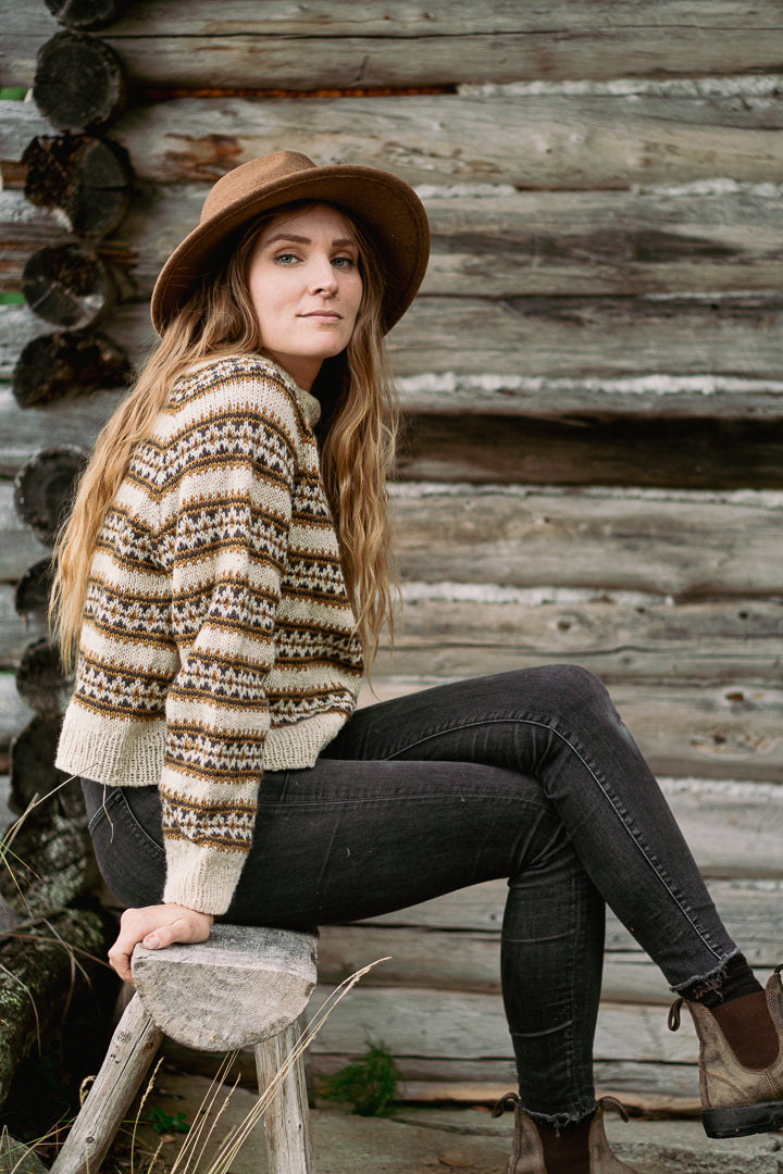 Islet Stripes Sweater – knitting pattern (PDF)