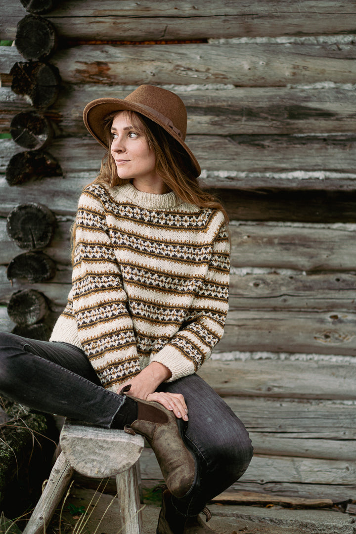 Islet Stripes Sweater – knitting pattern (PDF)