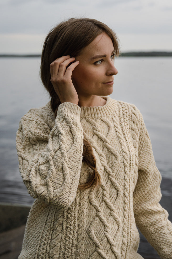 Iltatuuli Sweater – knitting pattern (PDF)