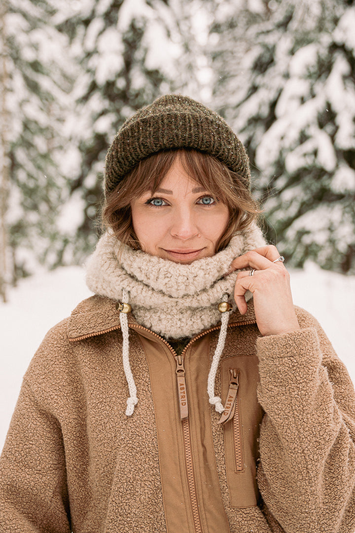 Snowline Hood – knitting pattern (PDF)