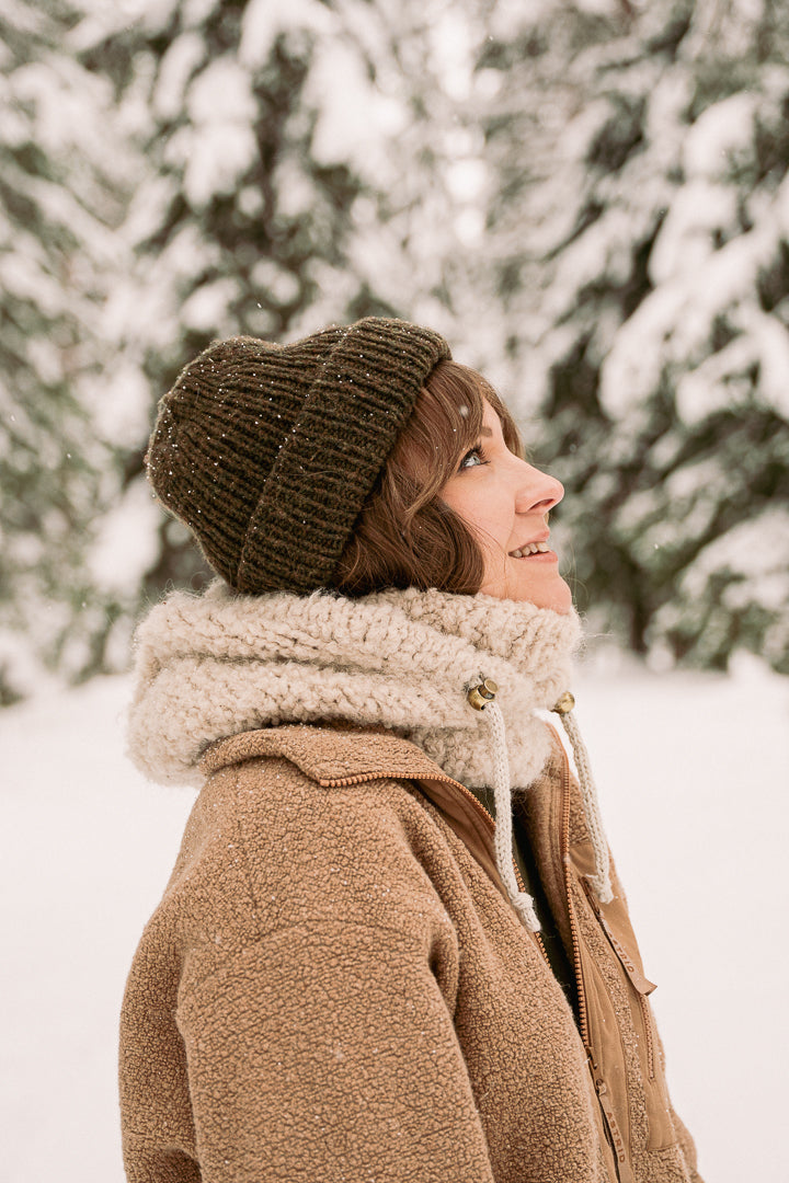 Snowline Hood – knitting pattern (PDF)