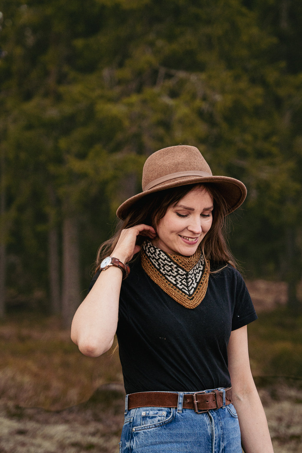 Tiny Trail Scarf – knitting pattern (PDF)