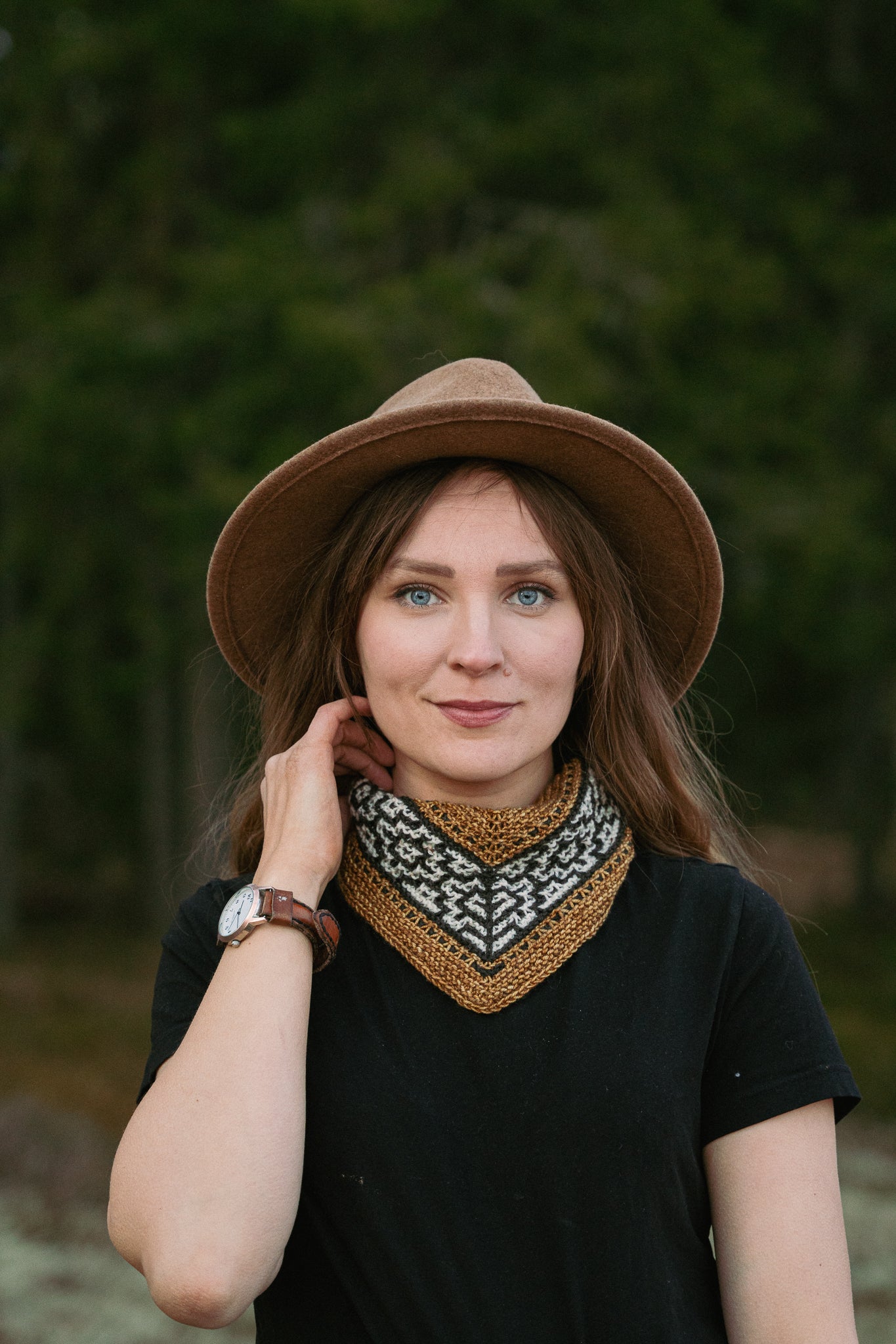 Tiny Trail Scarf – knitting pattern (PDF)