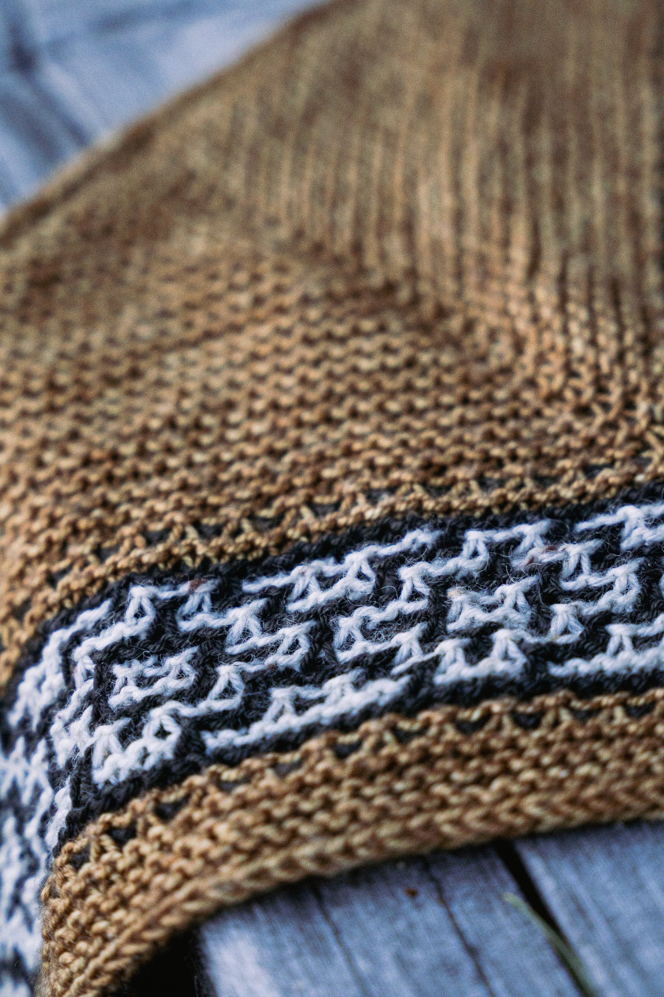 Tiny Trail Scarf – knitting pattern (PDF)