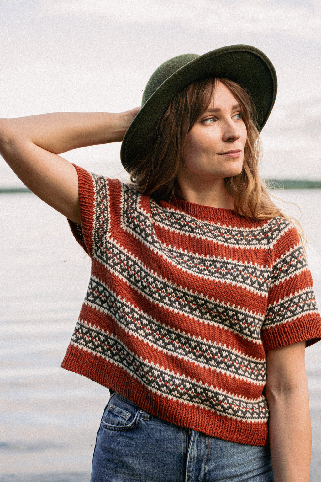 Islet Stripes Tee – knitting pattern (PDF)