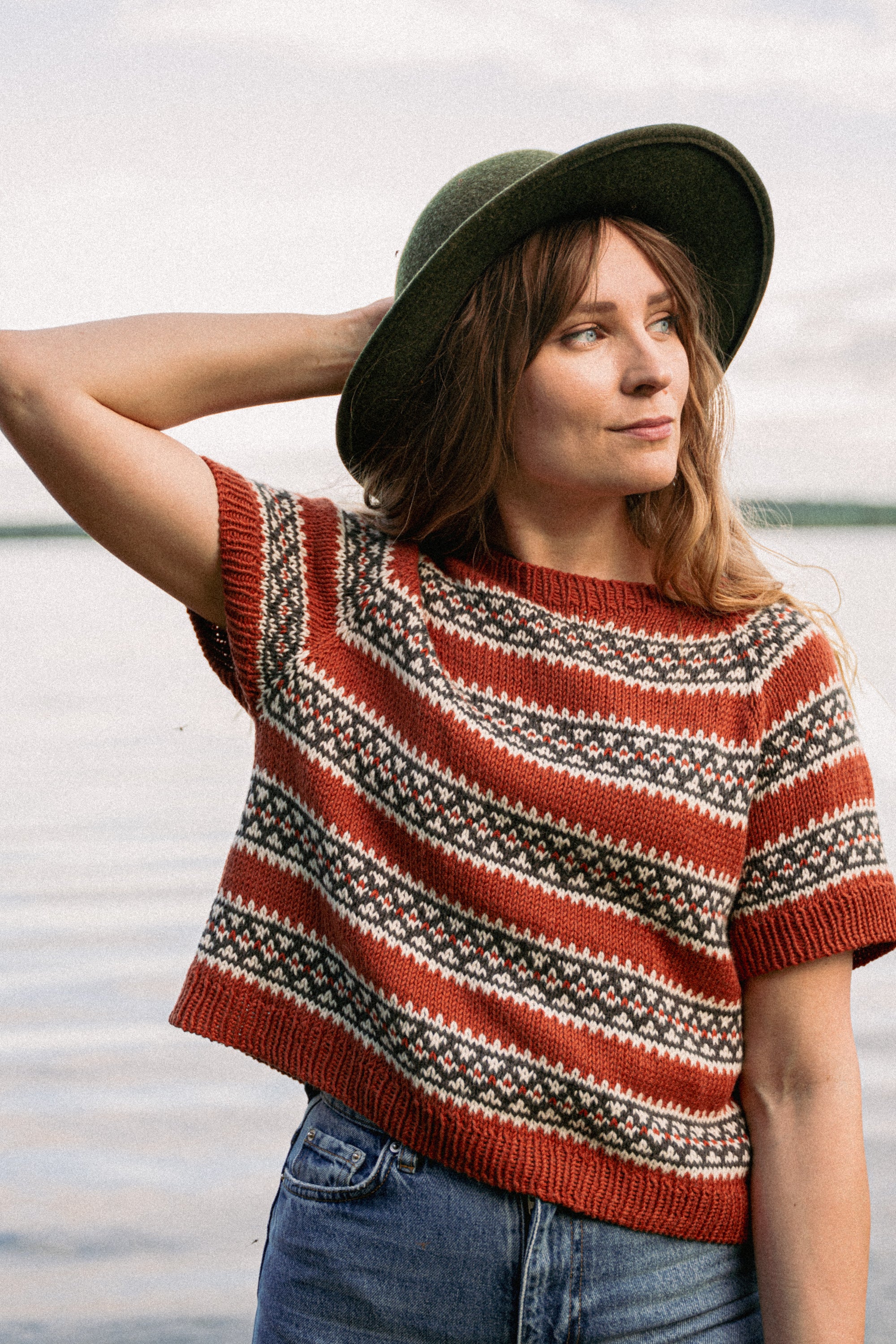 Islet Stripes Tee – knitting pattern (PDF)