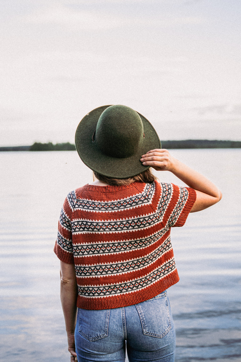 Islet Stripes Tee – knitting pattern (PDF)