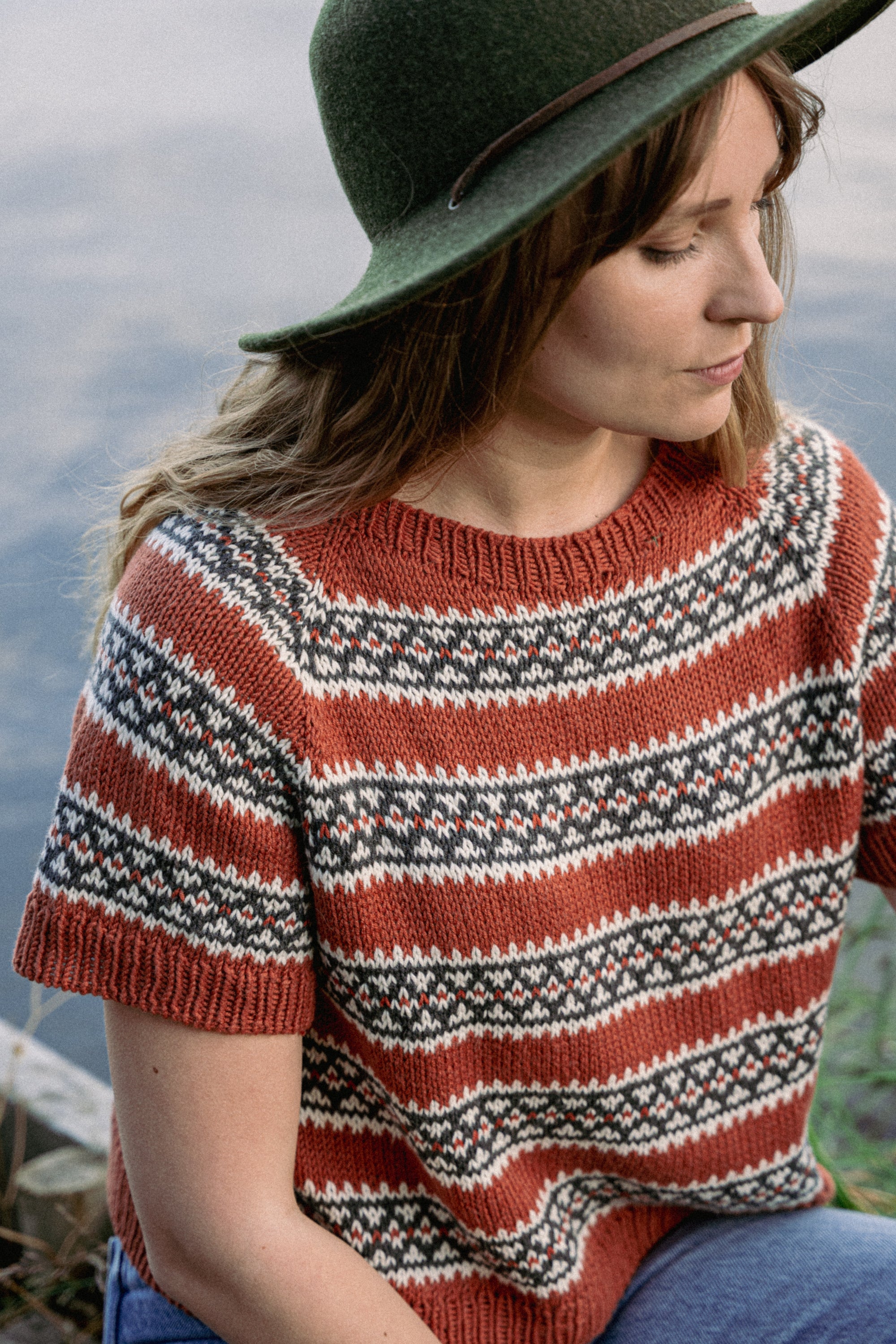 Islet Stripes Tee – knitting pattern (PDF)