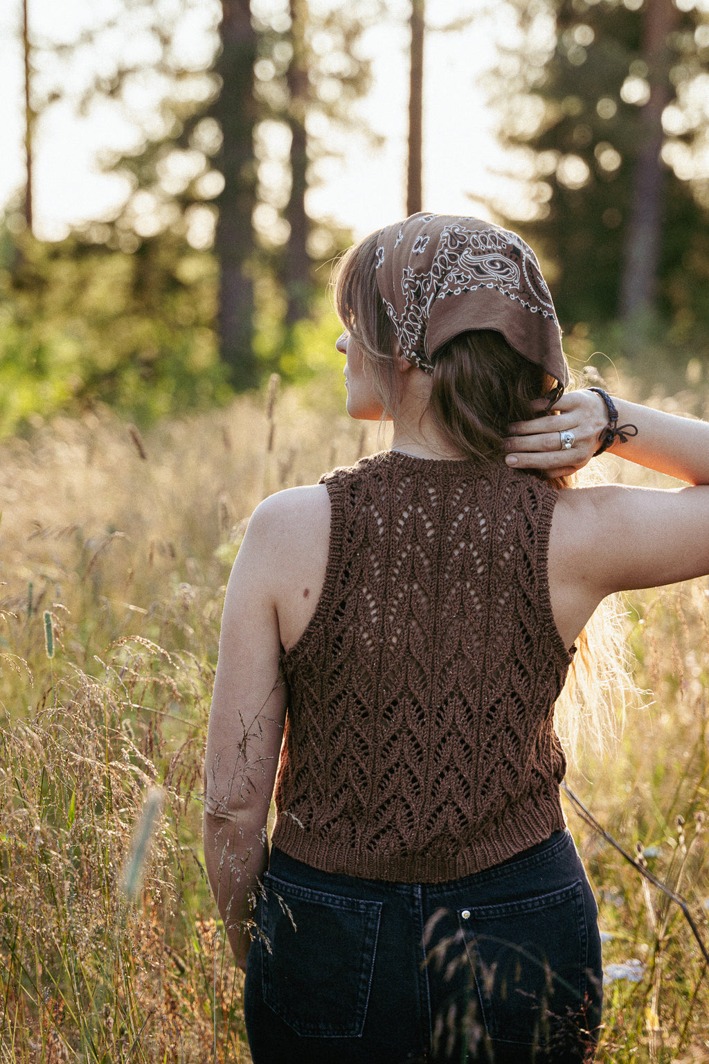 Wanderbloom Vest – knitting pattern (PDF)