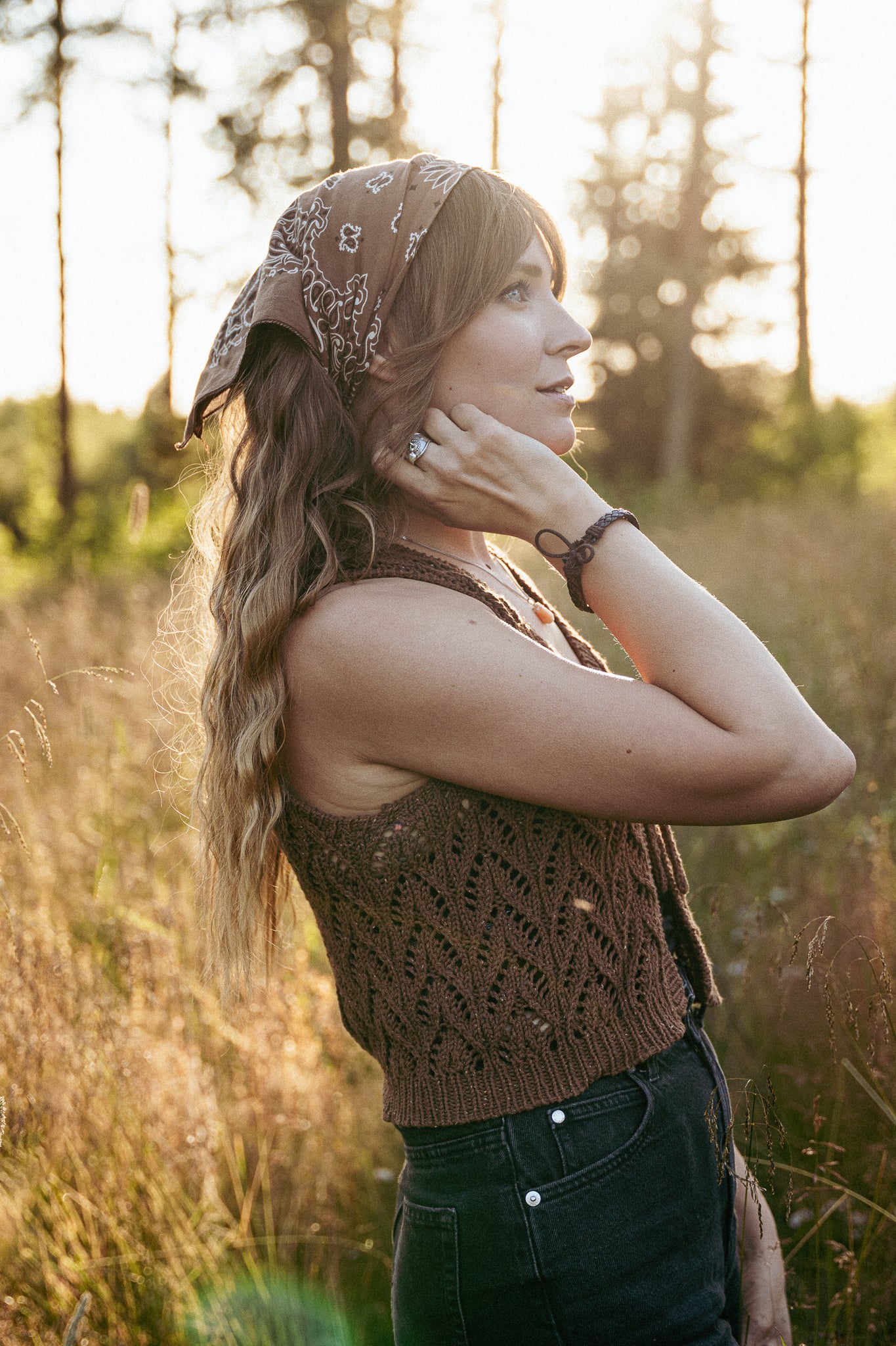 Wanderbloom Vest – knitting pattern (PDF)