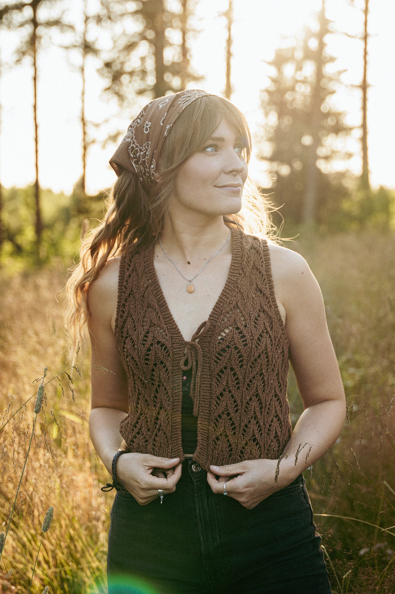 Wanderbloom Vest – knitting pattern (PDF)