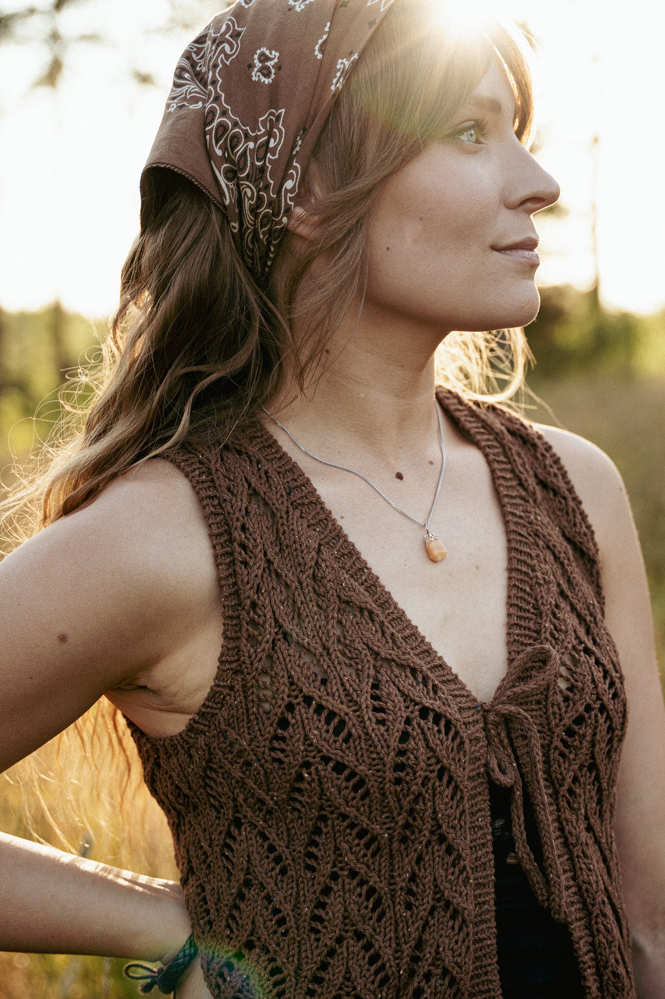 Wanderbloom Vest – knitting pattern (PDF)