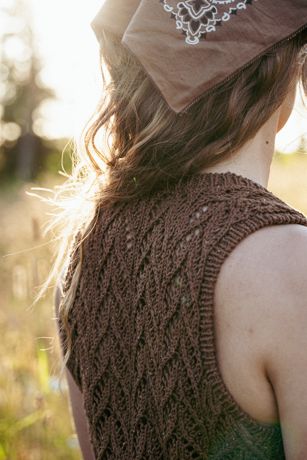 Wanderbloom Vest – knitting pattern (PDF)