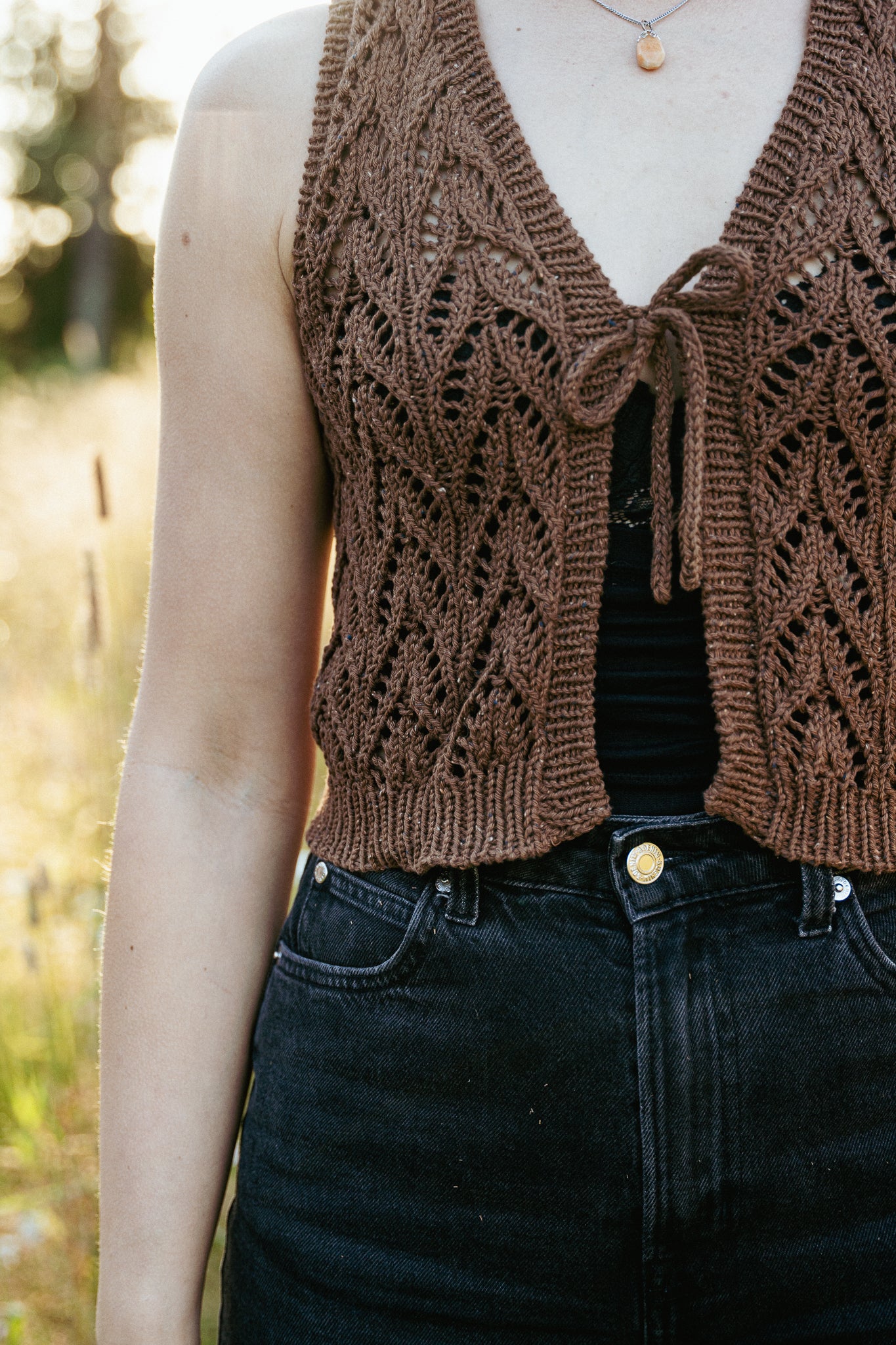 Wanderbloom Vest – knitting pattern (PDF)