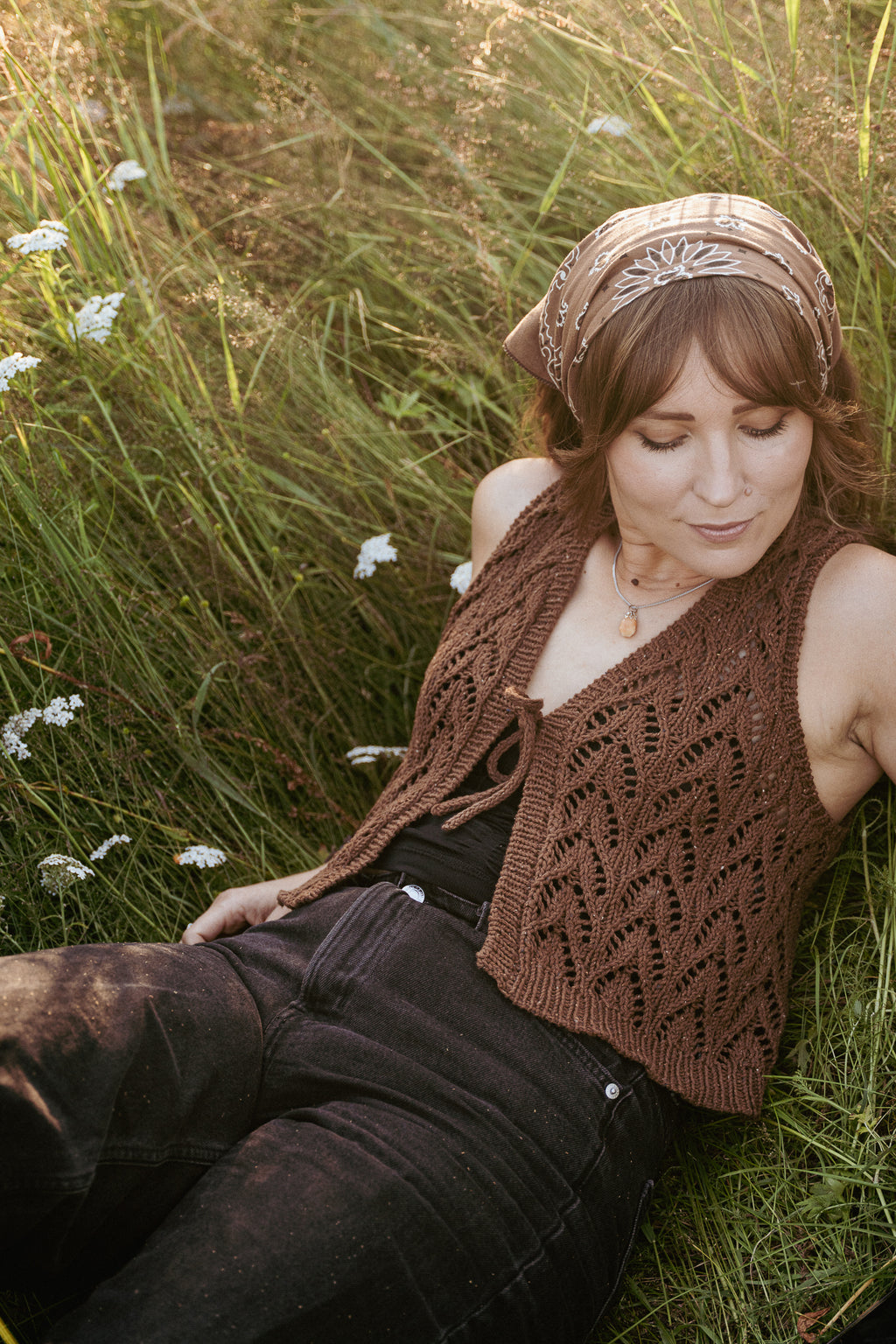 Wanderbloom Vest – knitting pattern (PDF)
