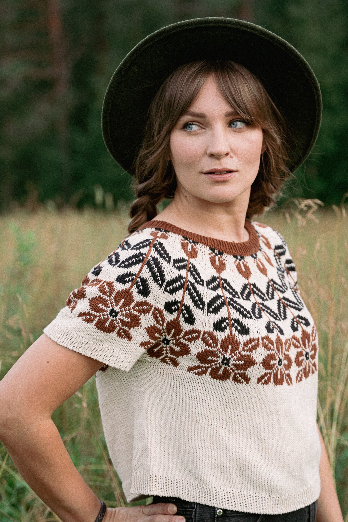 Bloom Lane Tee – knitting pattern (PDF)