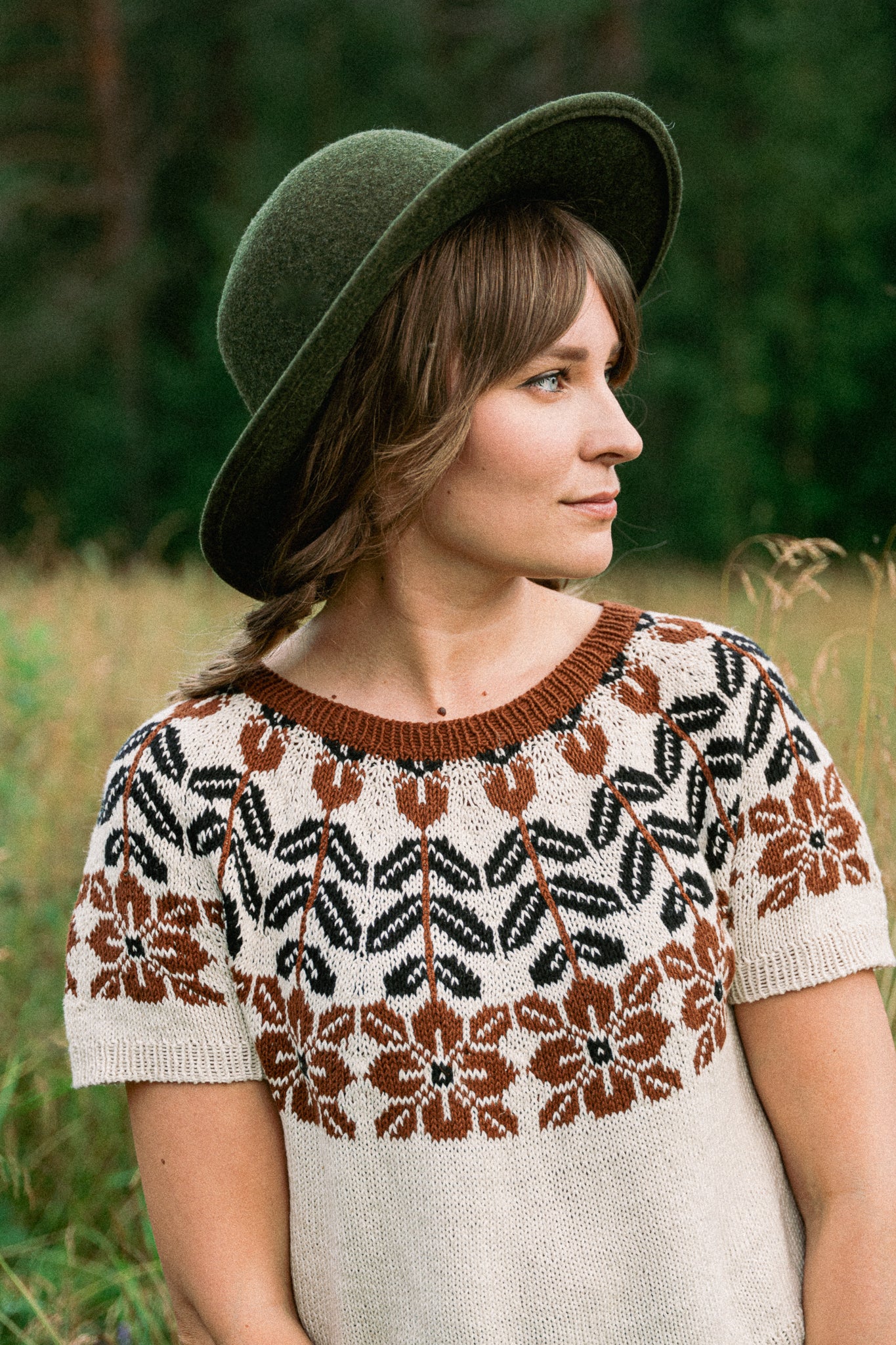Bloom Lane Tee – knitting pattern (PDF)