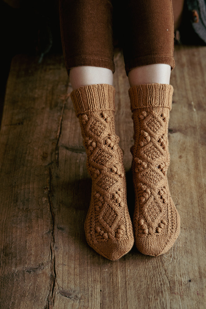 Aamunkoi Socks – knitting pattern (PDF)