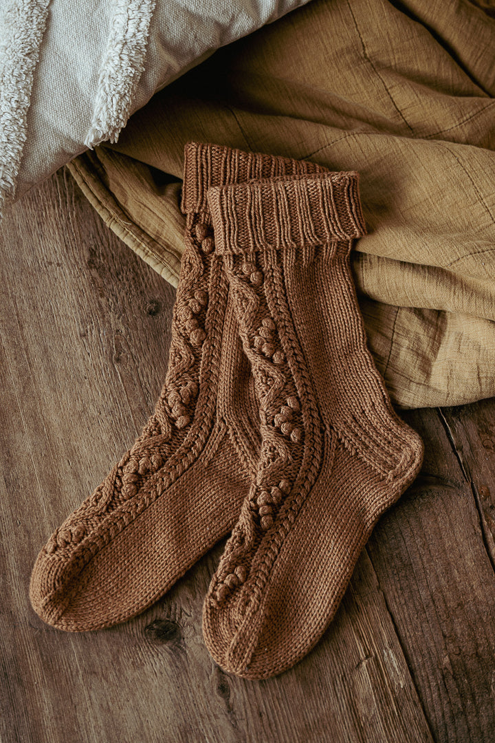 Aamunkoi Socks – knitting pattern (PDF)