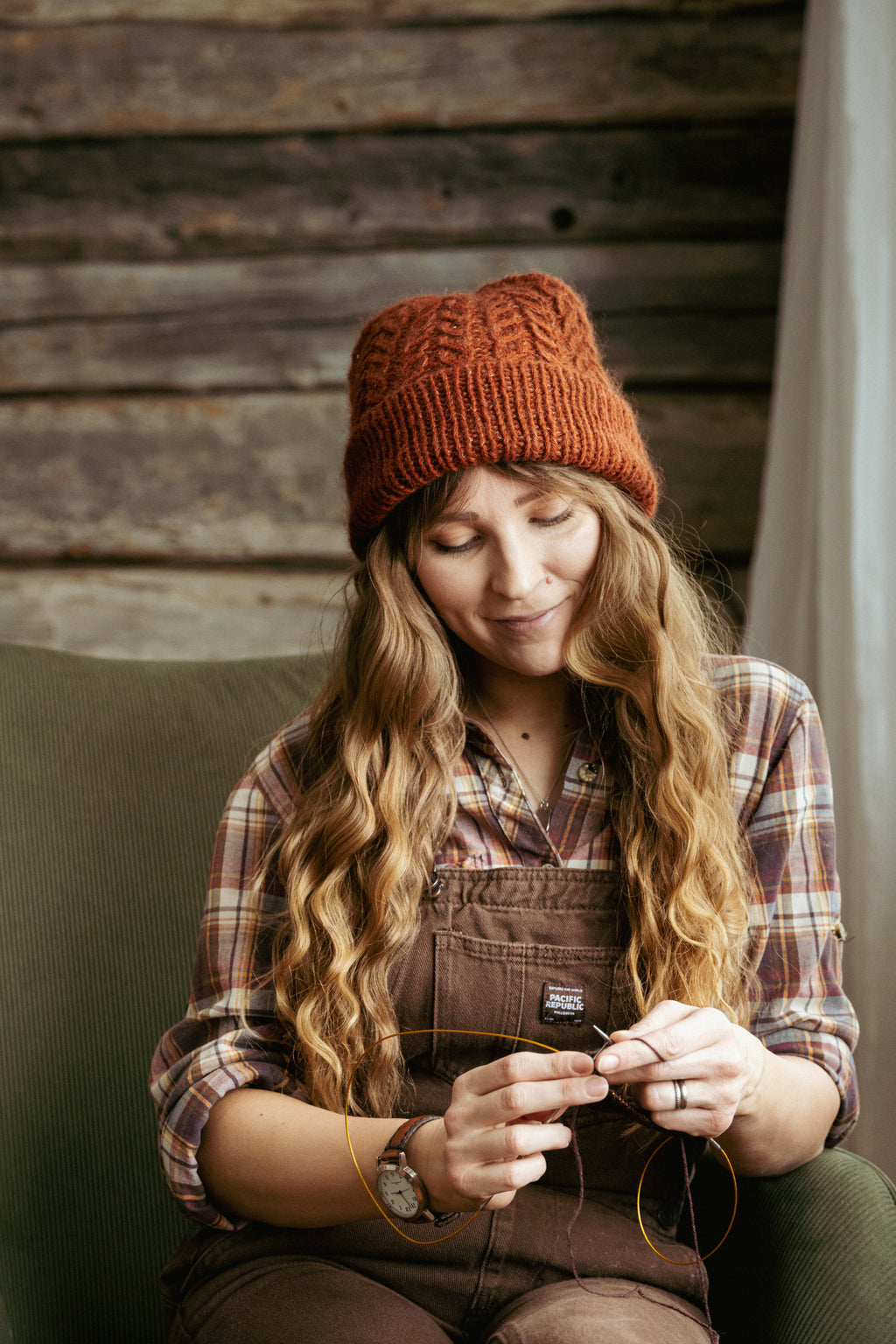 Ember Braid Hat – knitting pattern (PDF)