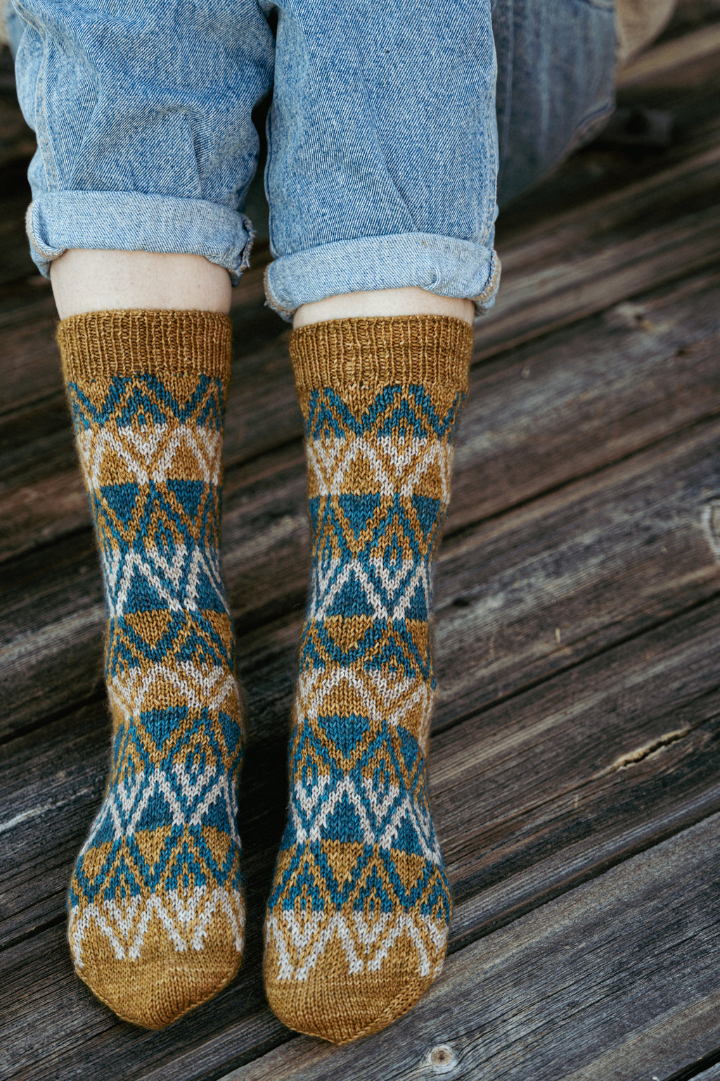 Peak Socks – knitting pattern (PDF)