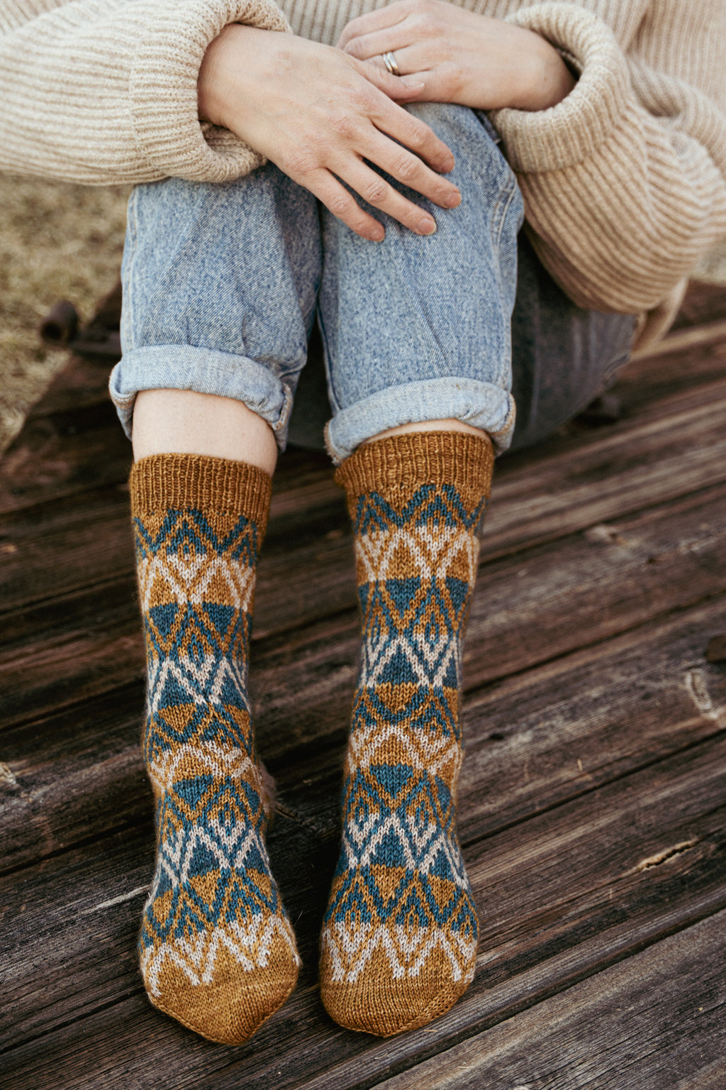 Peak Socks – knitting pattern (PDF)