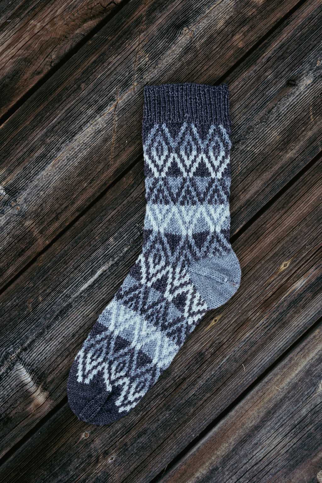 Peak Socks – knitting pattern (PDF)