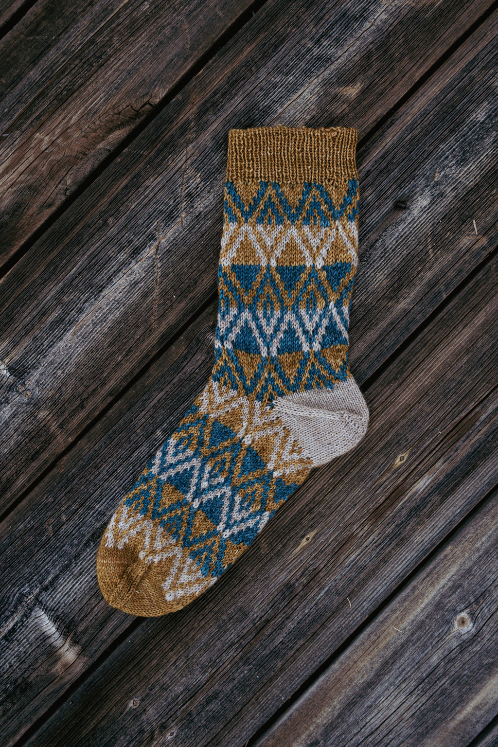 Peak Socks – knitting pattern (PDF)